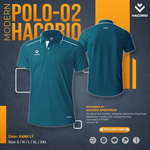 Áo Polo Nam Hacorio POLO-02 - Tím Than Sang Trọng Nổi Bật - Ảnh 3