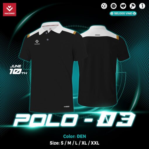Áo Polo POLO-03 Nam Màu Xanh Ngọc Năng Động - Ảnh 6