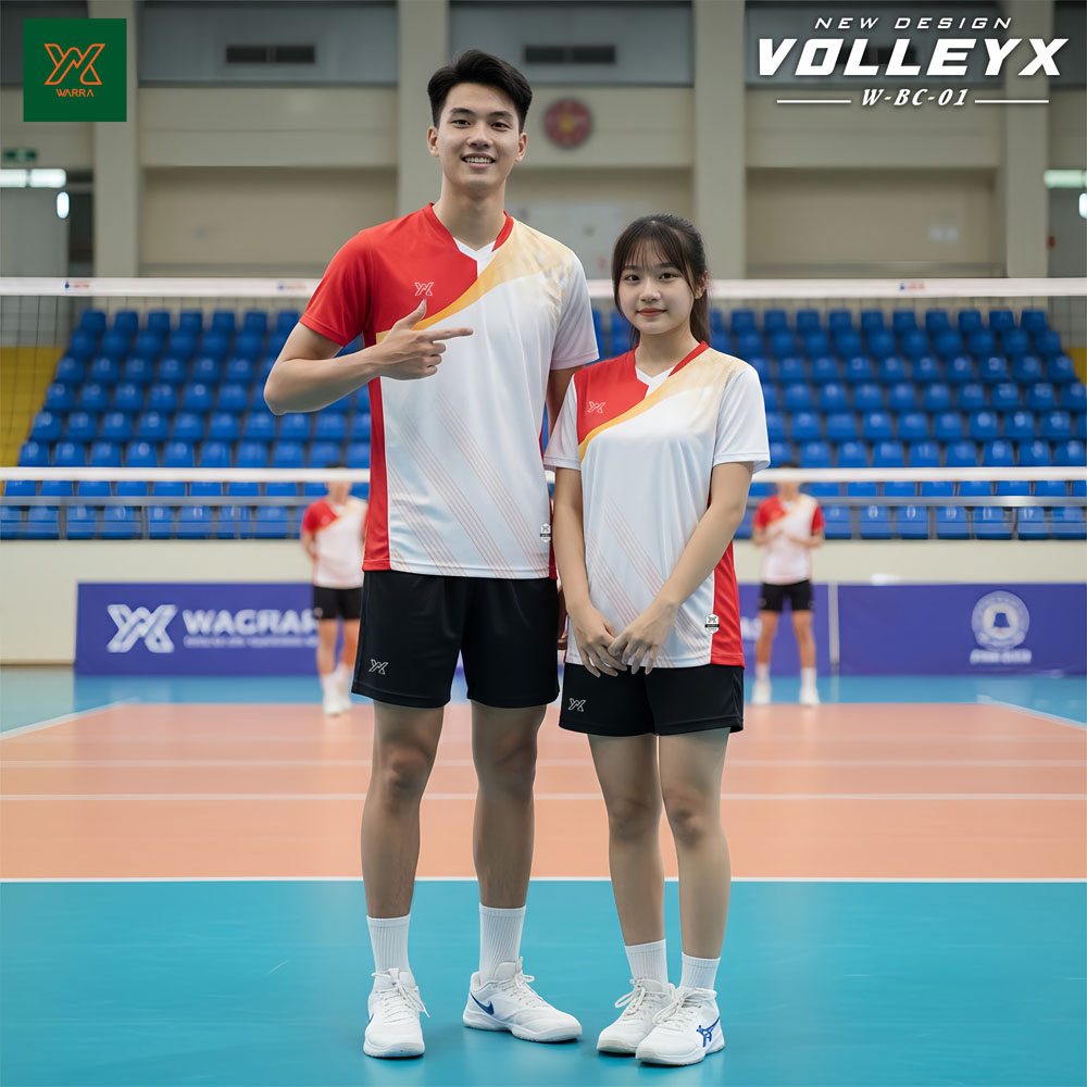Đồng phục bóng chuyền YARRA VOLLEYX W-BC-01 - Xanh dương nhạt phối navy - Ảnh 6