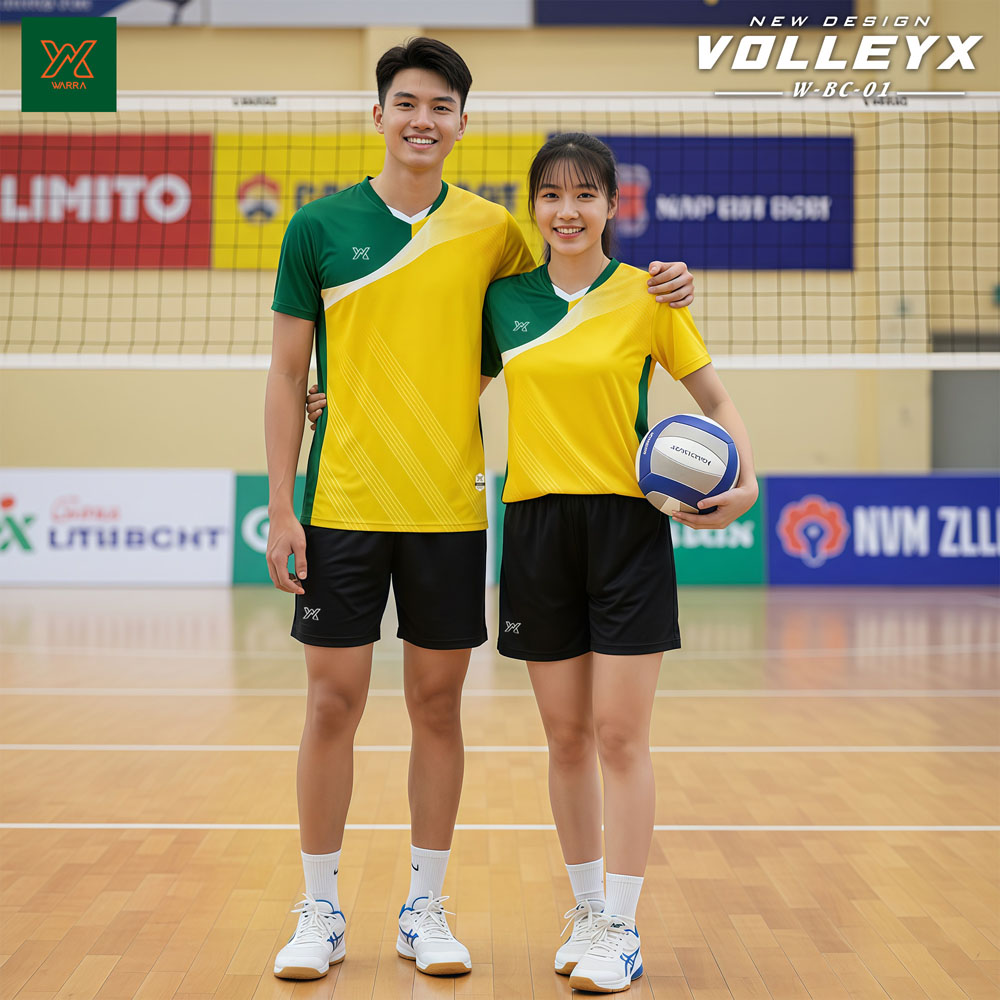 Đồng phục bóng chuyền YARRA VOLLEYX W-BC-01 - Xanh dương nhạt phối navy - Ảnh 7