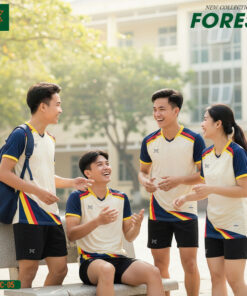 Áo Bóng Chuyền Unisex Màu Kem - W-BC-05