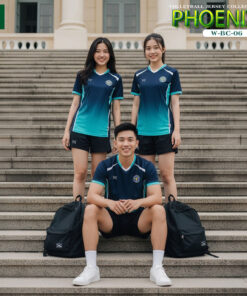 Áo Bóng Chuyền Đồng Phục Phoenix W-BC-06 Xanh Navy