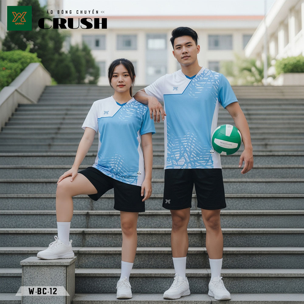 Áo Bóng Chuyền CRUSH W-BC-12 Kem – Cam Năng Động - Ảnh 8