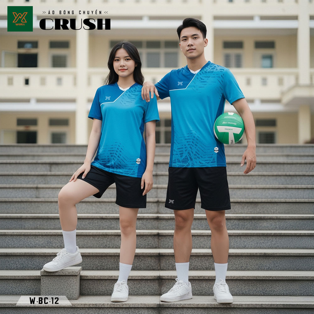 Áo Bóng Chuyền CRUSH W-BC-12 Kem – Cam Năng Động - Ảnh 9