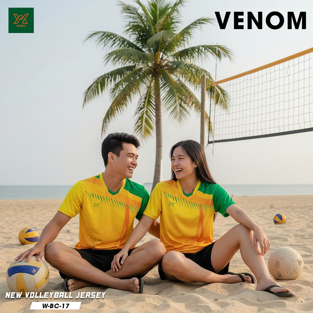 Đồng phục bóng chuyền nữ VENOM W-BC-17 – Cam Đỏ Năng Động - Ảnh 5