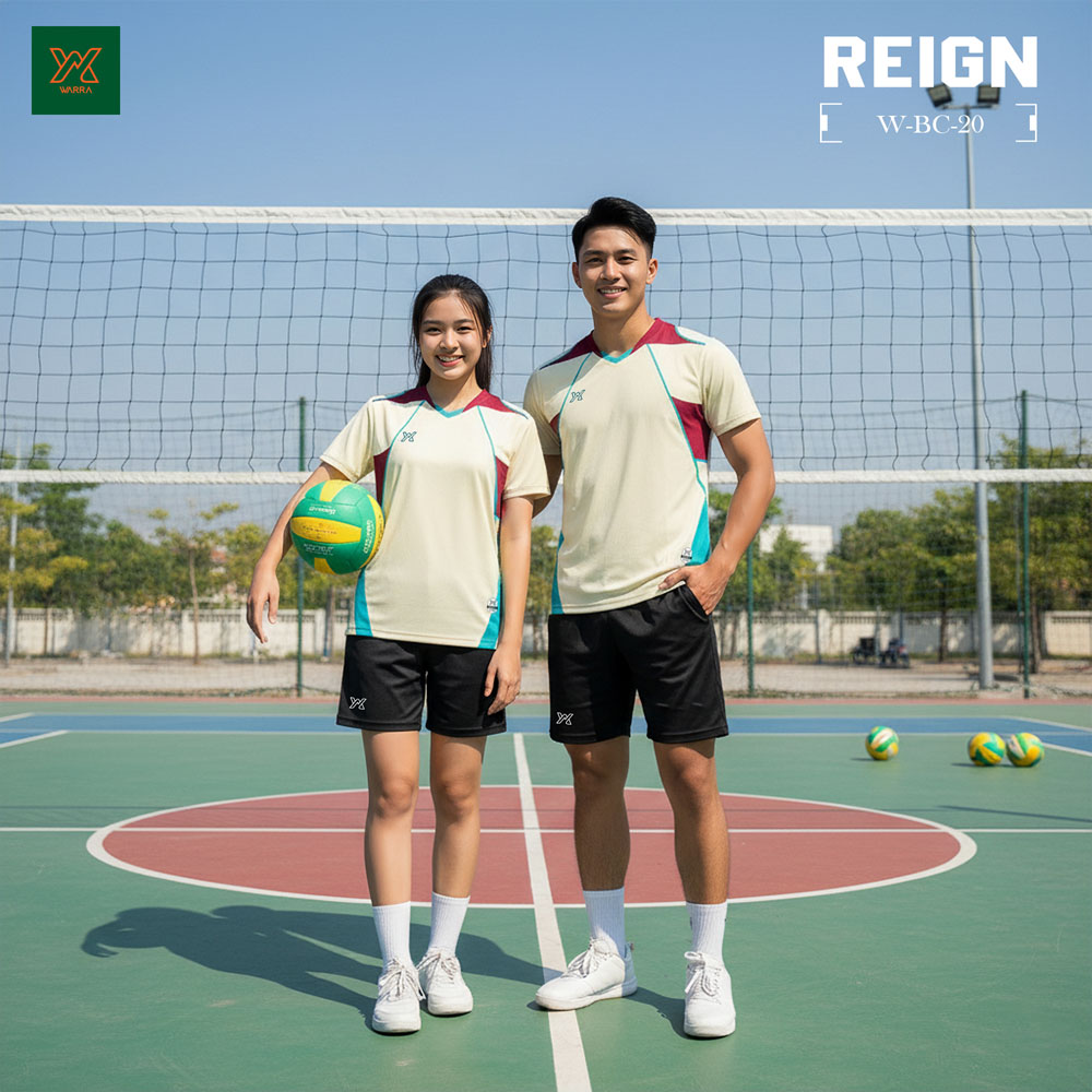 Áo Bóng Chuyền Nữ W-BC-20 Màu Đen Cá Tính - Ảnh 4