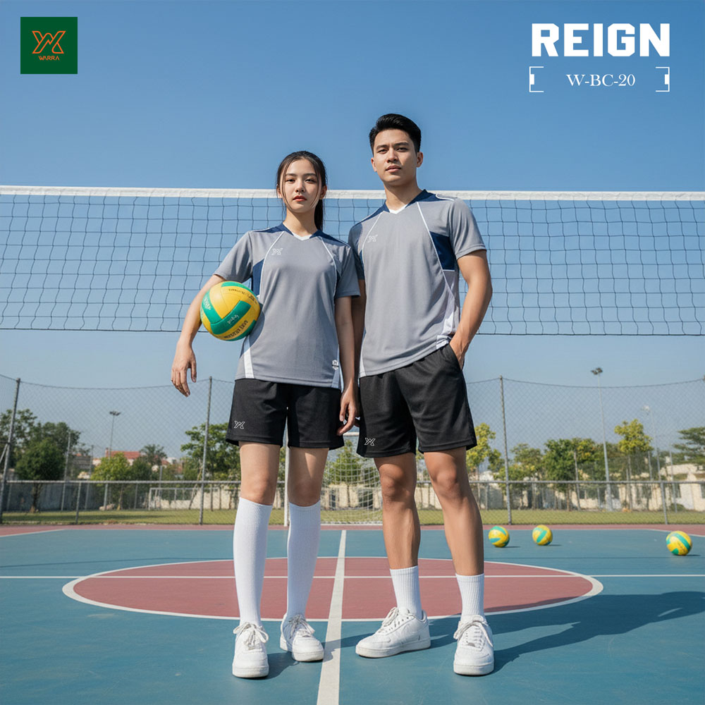 Áo Bóng Chuyền Nữ W-BC-20 Màu Đen Cá Tính - Ảnh 7