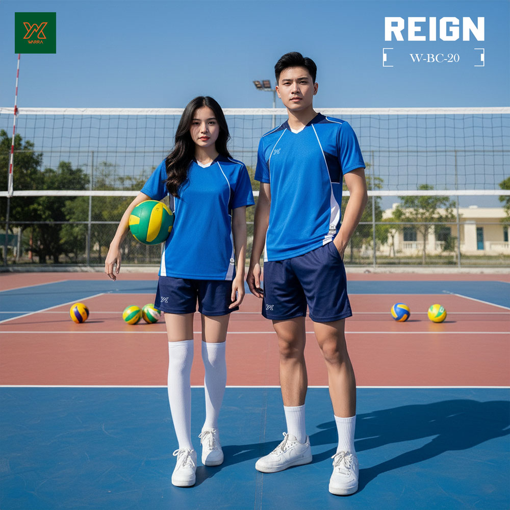 Áo Bóng Chuyền Nữ W-BC-20 Màu Đen Cá Tính - Ảnh 8