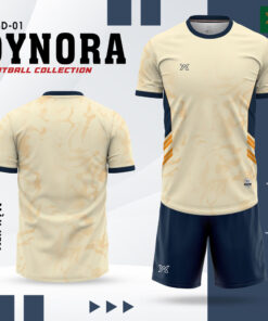 Áo Bóng Đá DYNORA W-BD-01 Màu Kem - Thanh Lịch & Năng Động