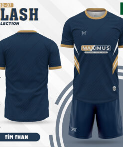 Áo Bóng Đá W-BD-07 Tím Than – Flash Collection