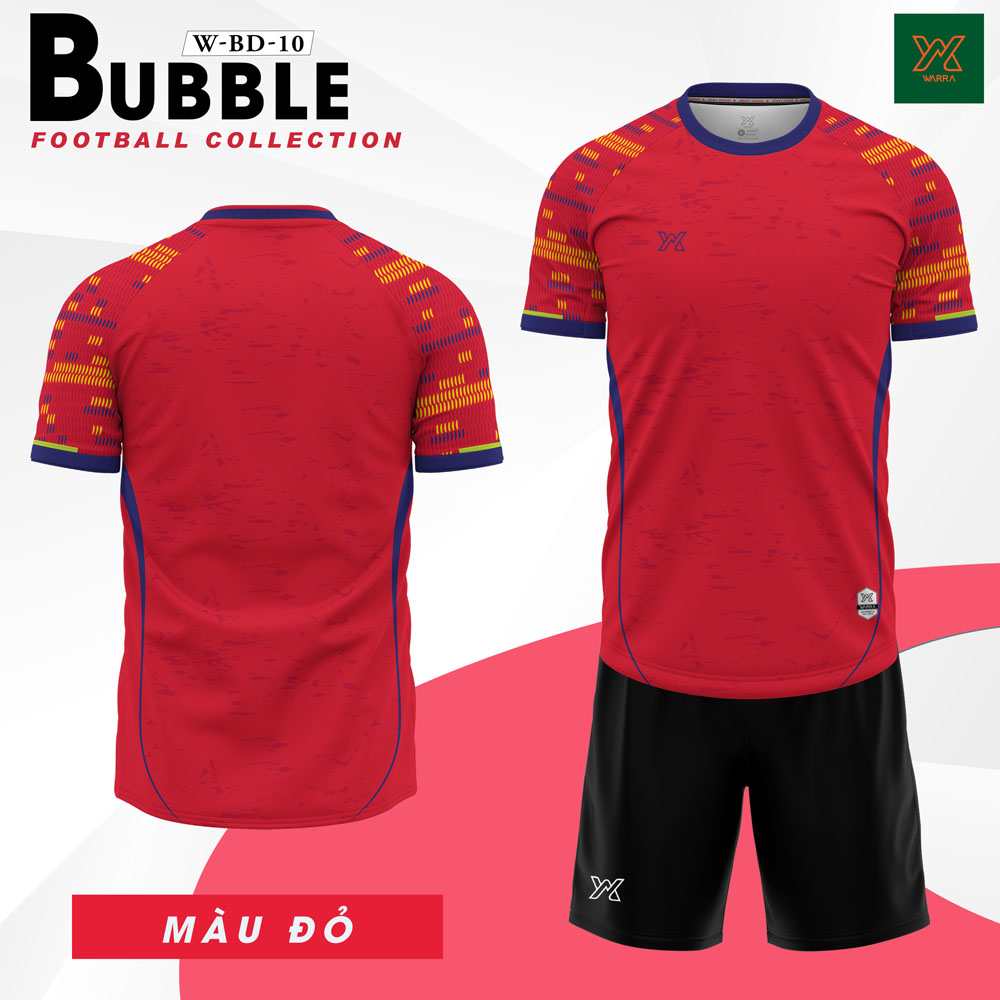 Áo bóng đá nam đỏ WB-BD-10 phong cách thể thao mạnh mẽ