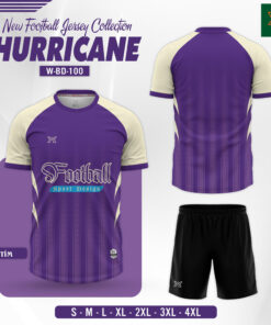 Áo Bóng Đá HURRICANE – W-BD100 Tím