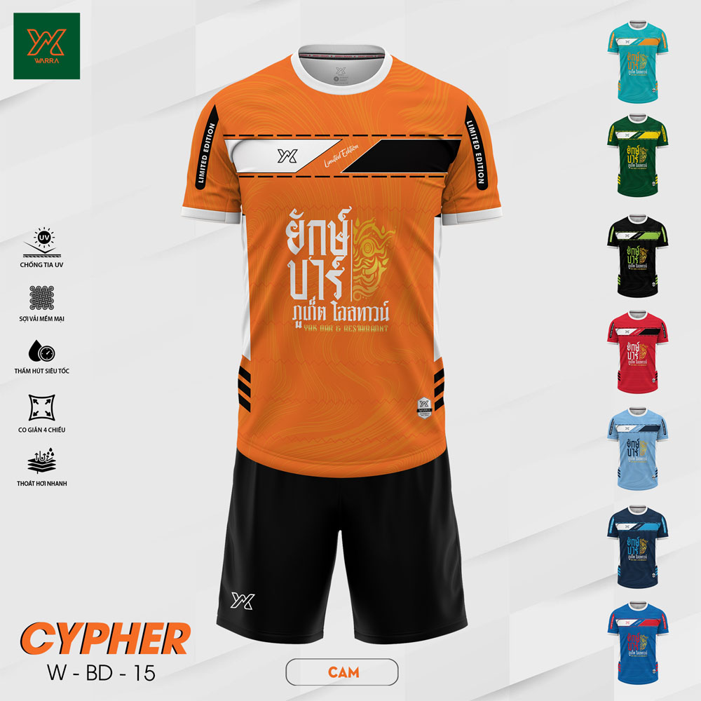 Áo Bóng Đá W BD 15 - Màu Đỏ Năng Động - Ảnh 2