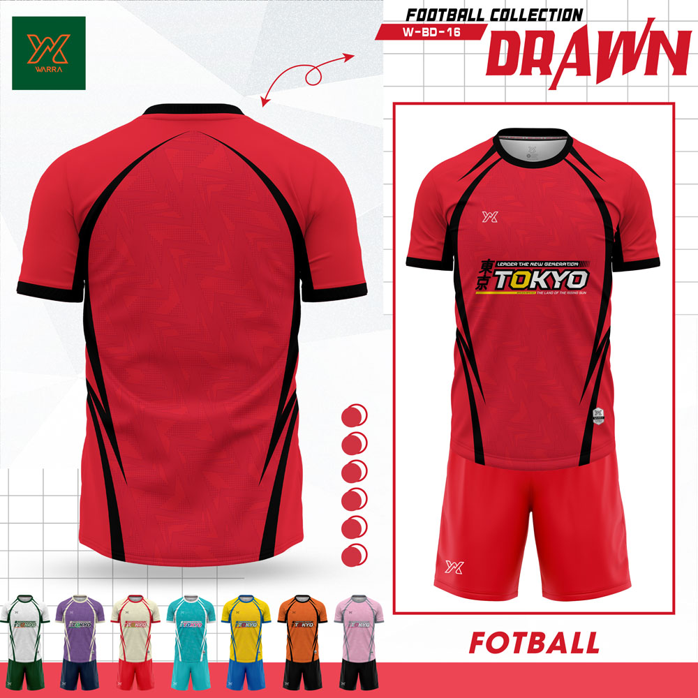 Áo bóng đá nam trắng viền xanh lá – TOKYO đậm chất thể thao - Ảnh 6