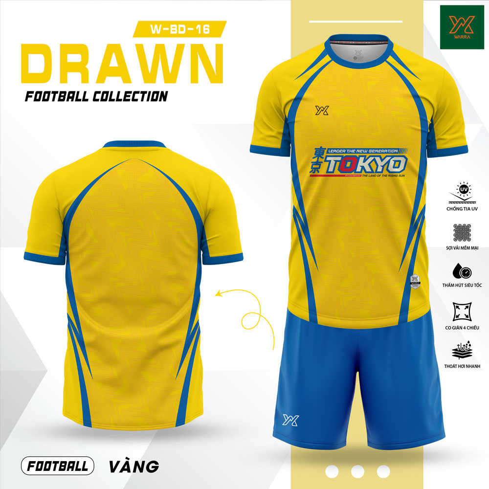 Áo bóng đá nam trắng viền xanh lá – TOKYO đậm chất thể thao - Ảnh 7