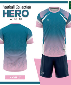 Bộ Đồ Bóng Đá Football Collection HERO W-BD-18 - Xanh Lý Mát Mẻ Năng Động