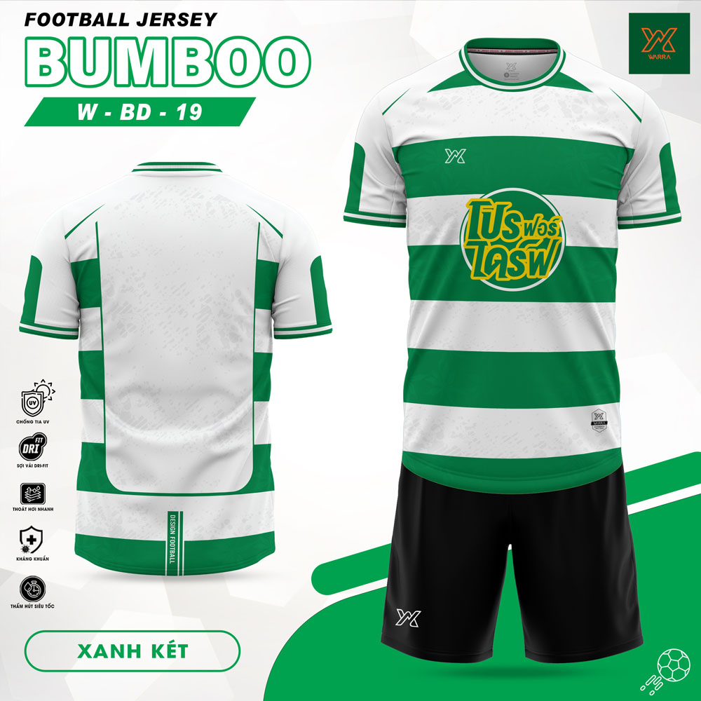 Áo Bóng Đá BUMBOO W-BD-19 Màu Kem Đỏ Đô - Ảnh 6