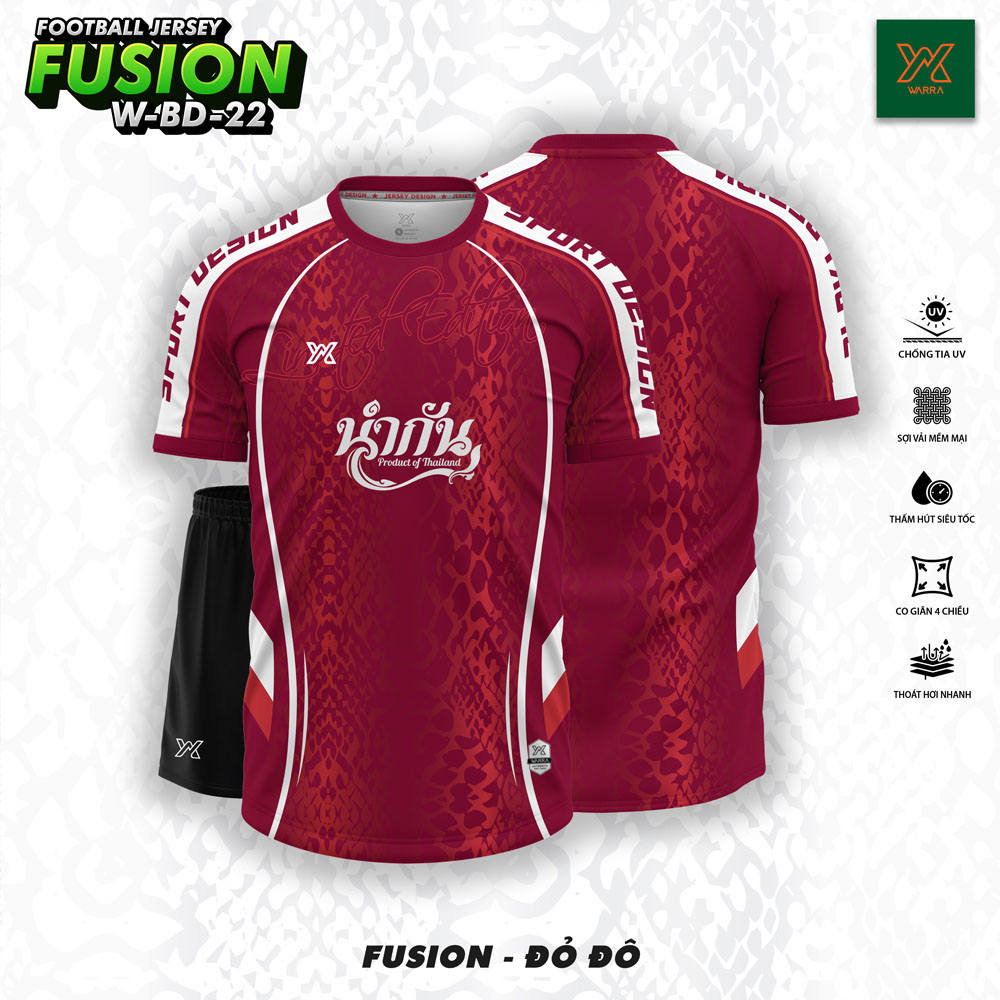 Áo Bóng Đá Fusion - Kem WARRA | Limited Edition - Ảnh 2