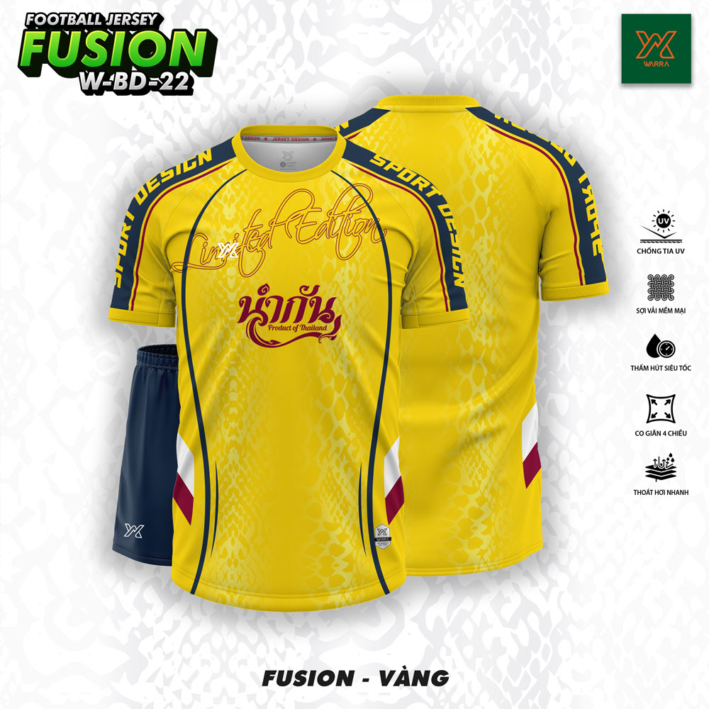 Áo Bóng Đá Fusion - Kem WARRA | Limited Edition - Ảnh 4