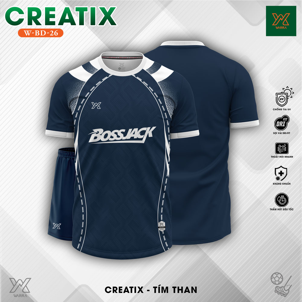 Áo Bóng Đá Năng Động Màu Đỏ Tươi – W-BD-26 - Ảnh 7