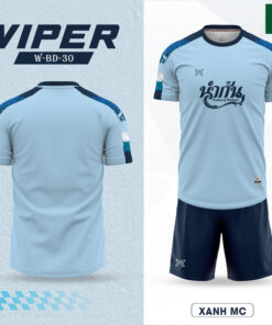 Áo Bóng Đá Nữ BD-30 Màu Xanh MC – Cá Tính Và Năng Động