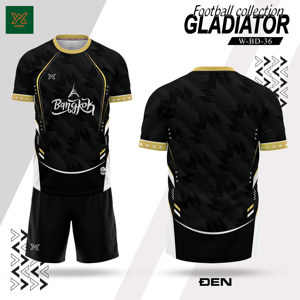 Áo Bóng Đá Gladiator W-BD-36 – Màu Xám Trung Tính - Ảnh 3