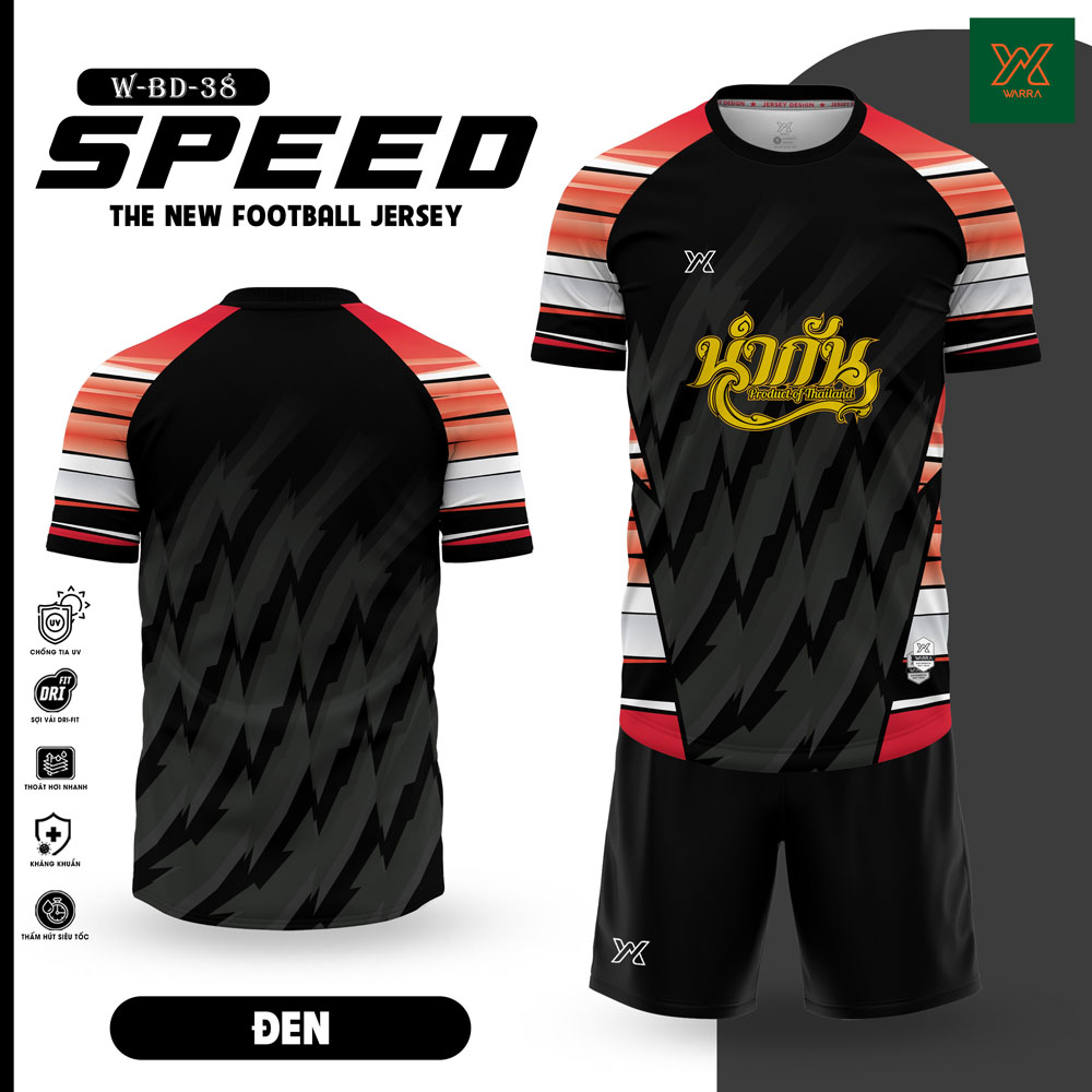 Áo Bóng Đá W-BD-38 | Tím Trắng Năng Động, Chất Liệu DryFit Co Giãn 4 Chiều - Ảnh 2