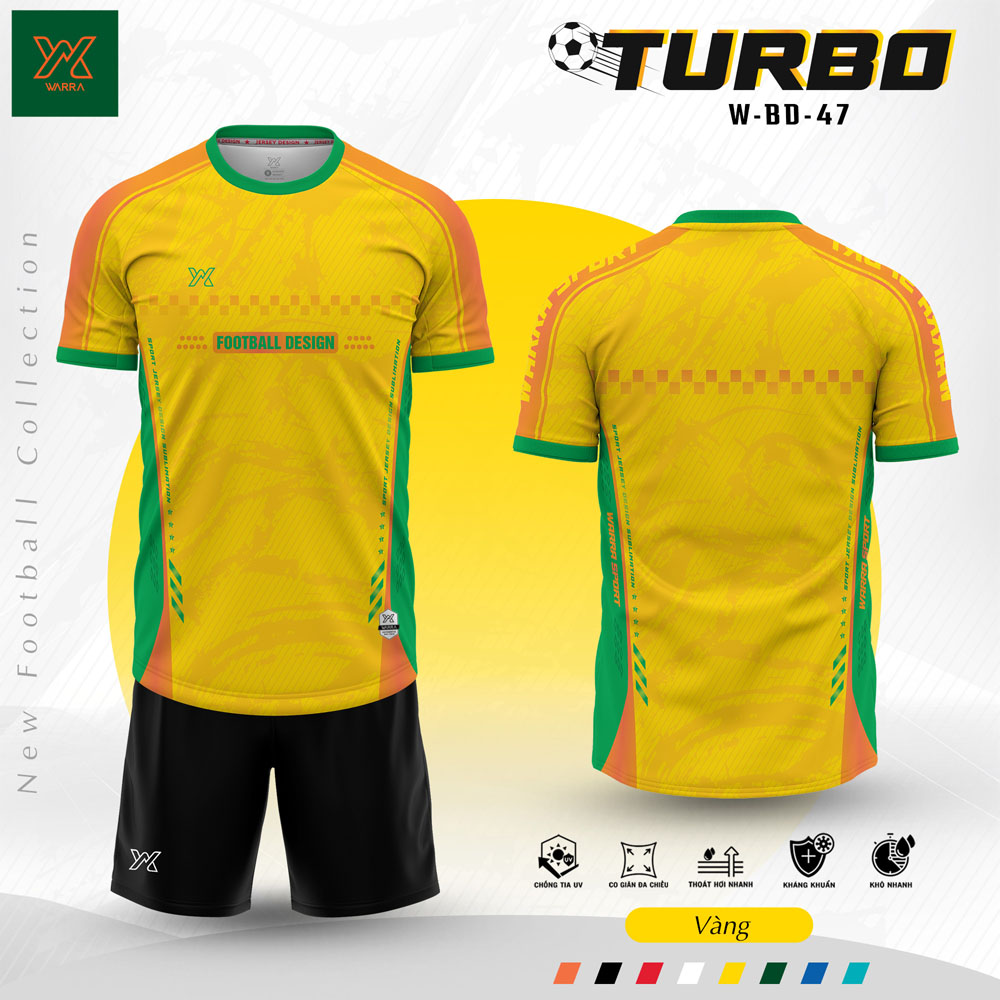 Bộ Quần Áo Bóng Đá TURBO W-BD-47 – Xanh Bích Năng Động - Ảnh 6