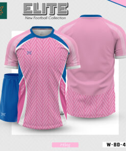 Áo Bóng Đá Warra ELITE W-BD-48 Màu Hồng Pastel Năng Động