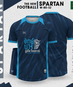 Bộ quần áo đá bóng SPARTAN W-BD-52 xanh navy đậm