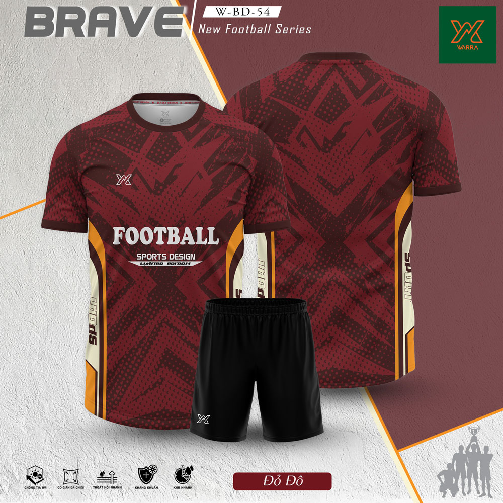 Đồng phục đá bóng W-BD-54 - Xanh Ngọc - Ảnh 3