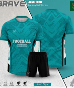 Đồng phục đá bóng W-BD-54 - Xanh Ngọc