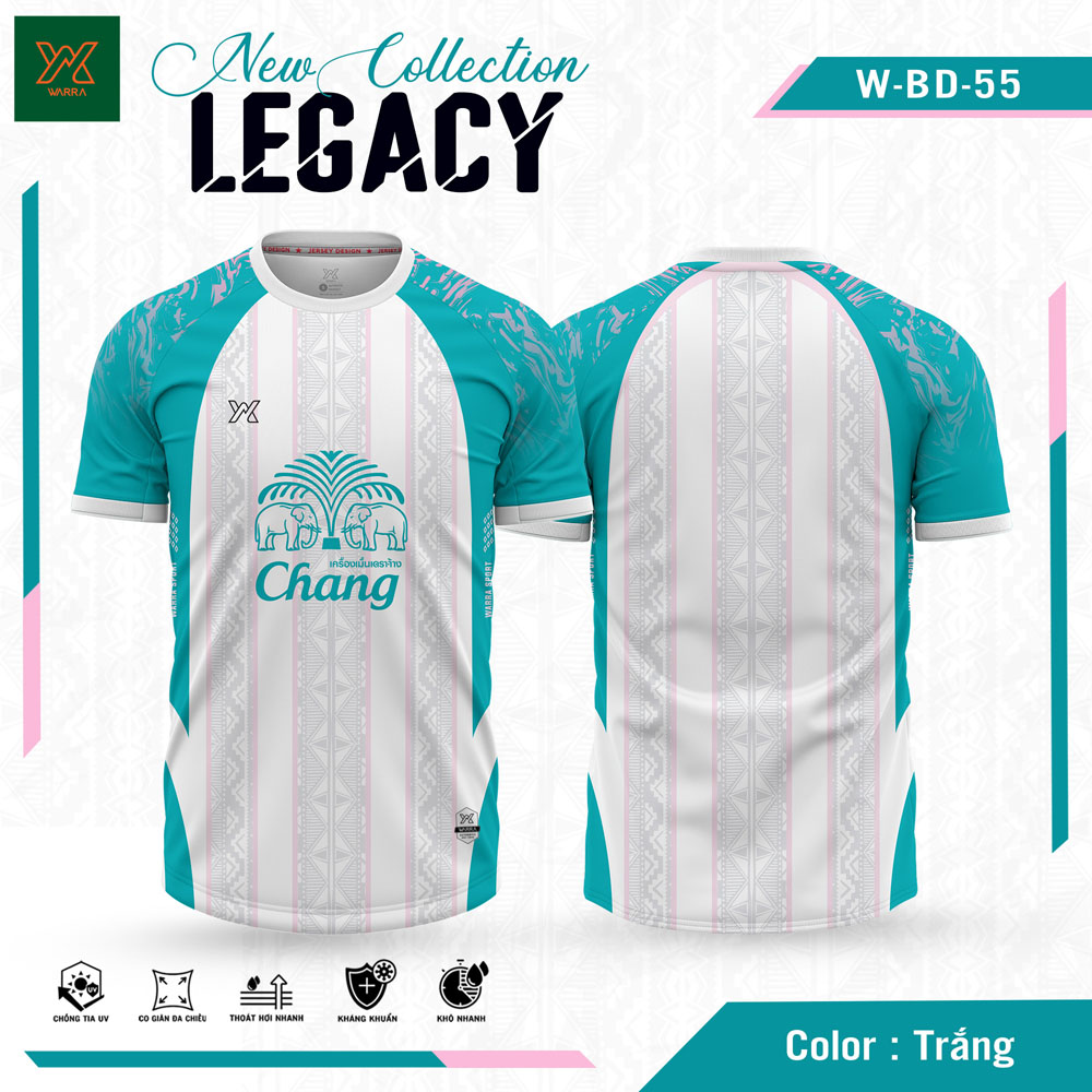 Áo Bóng Đá W-BD-55 Màu Vàng - Năng Động, Thời Trang, Chống UV - Ảnh 3