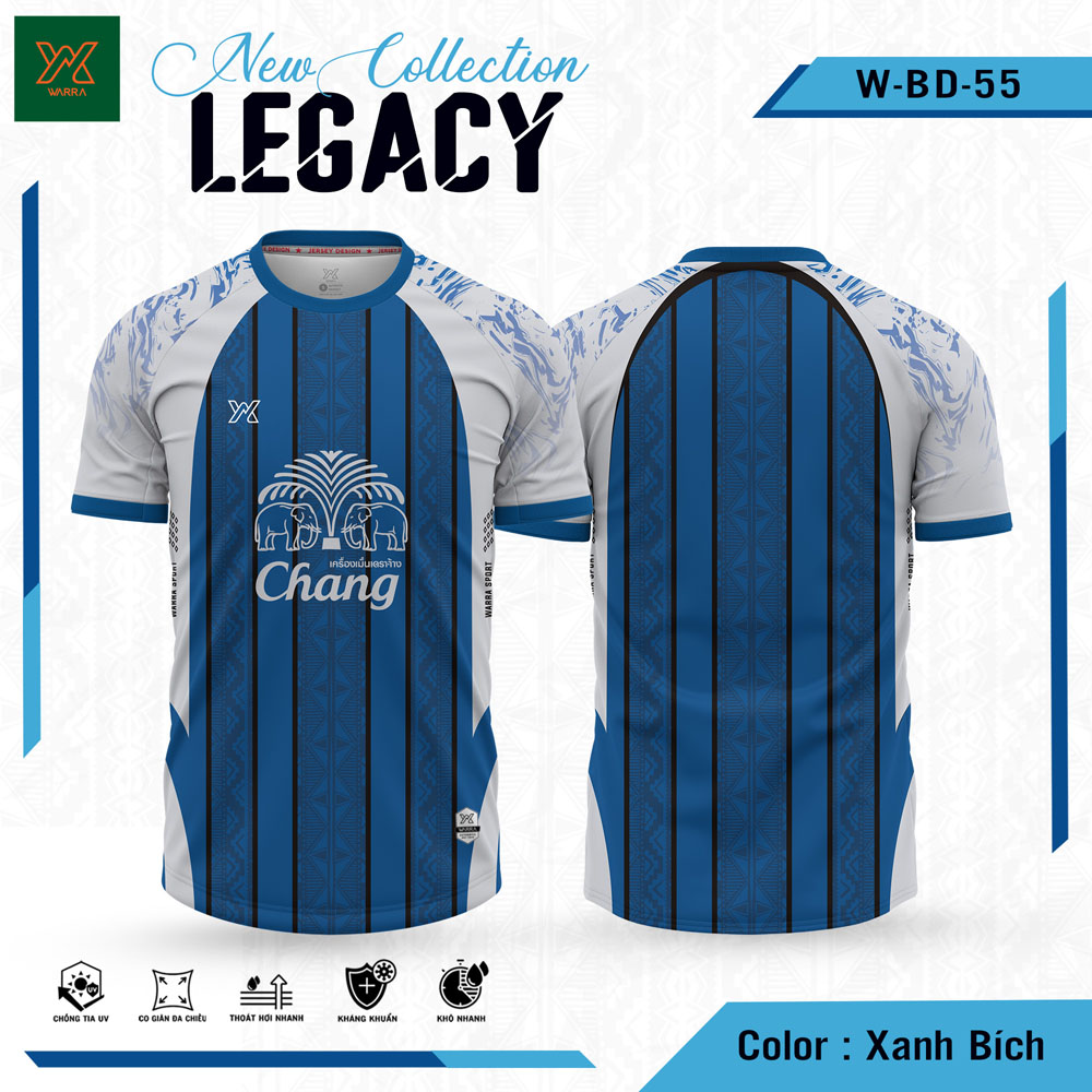 Áo Bóng Đá W-BD-55 Màu Vàng - Năng Động, Thời Trang, Chống UV - Ảnh 4