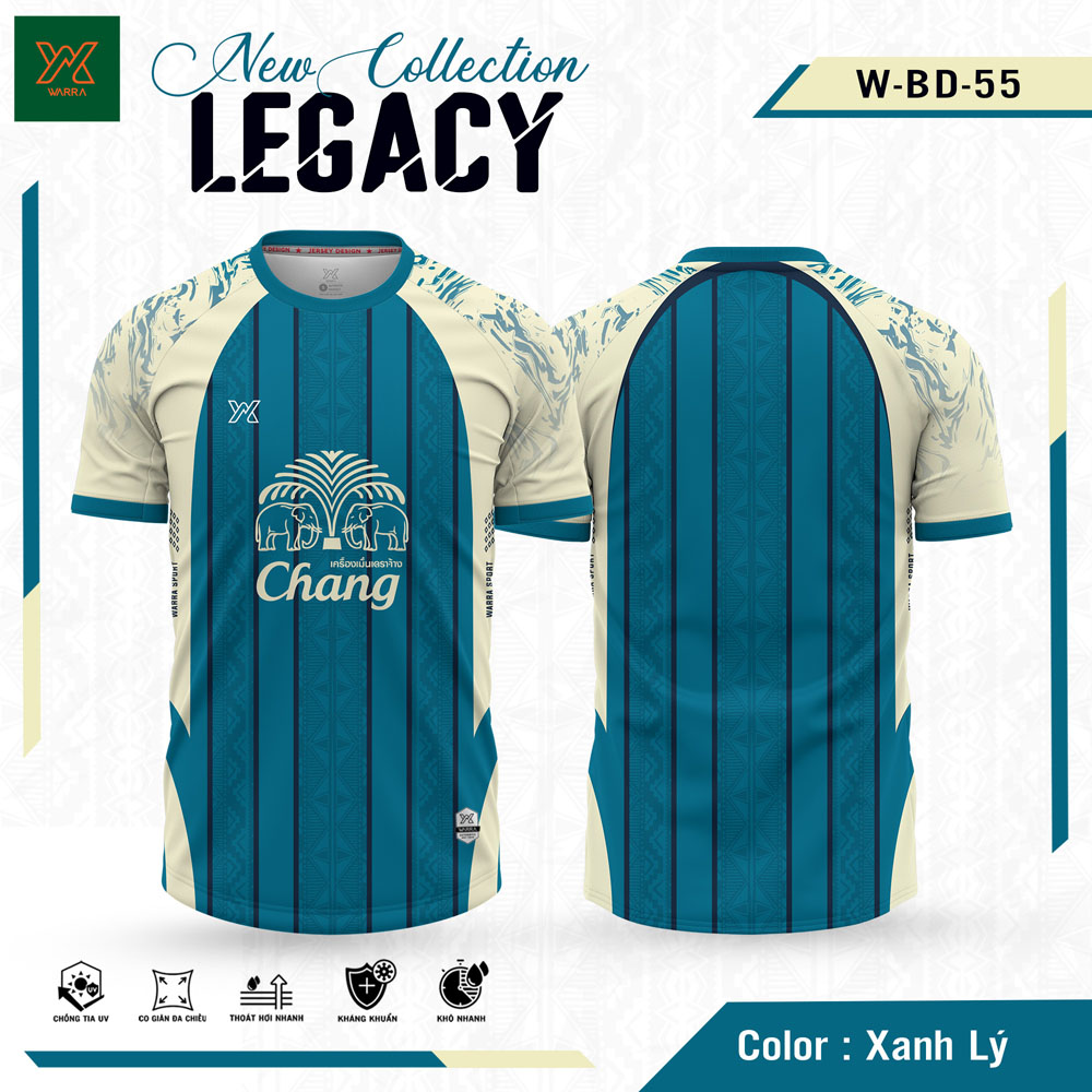 Áo Bóng Đá W-BD-55 Màu Vàng - Năng Động, Thời Trang, Chống UV - Ảnh 6