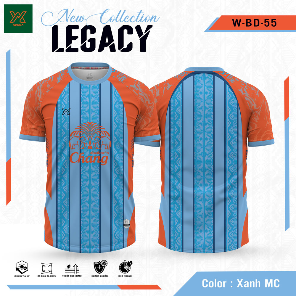 Áo Bóng Đá W-BD-55 Màu Vàng - Năng Động, Thời Trang, Chống UV - Ảnh 7