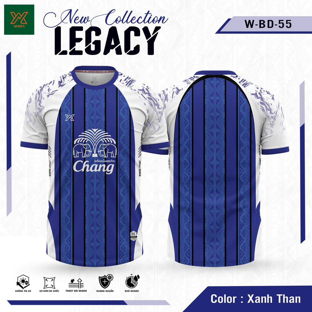 Áo Bóng Đá W-BD-55 Màu Vàng - Năng Động, Thời Trang, Chống UV - Ảnh 8