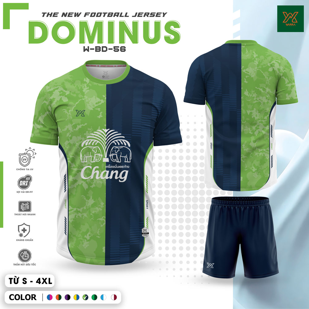 Áo Bóng Đá Dominus W-BD-56 Màu Trắng Xanh Dương Năng Động - Ảnh 7