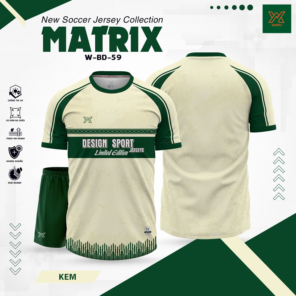 Áo Bóng Đá MATRIX W-BD-59 Hồng Pastel Năng Động - Ảnh 3