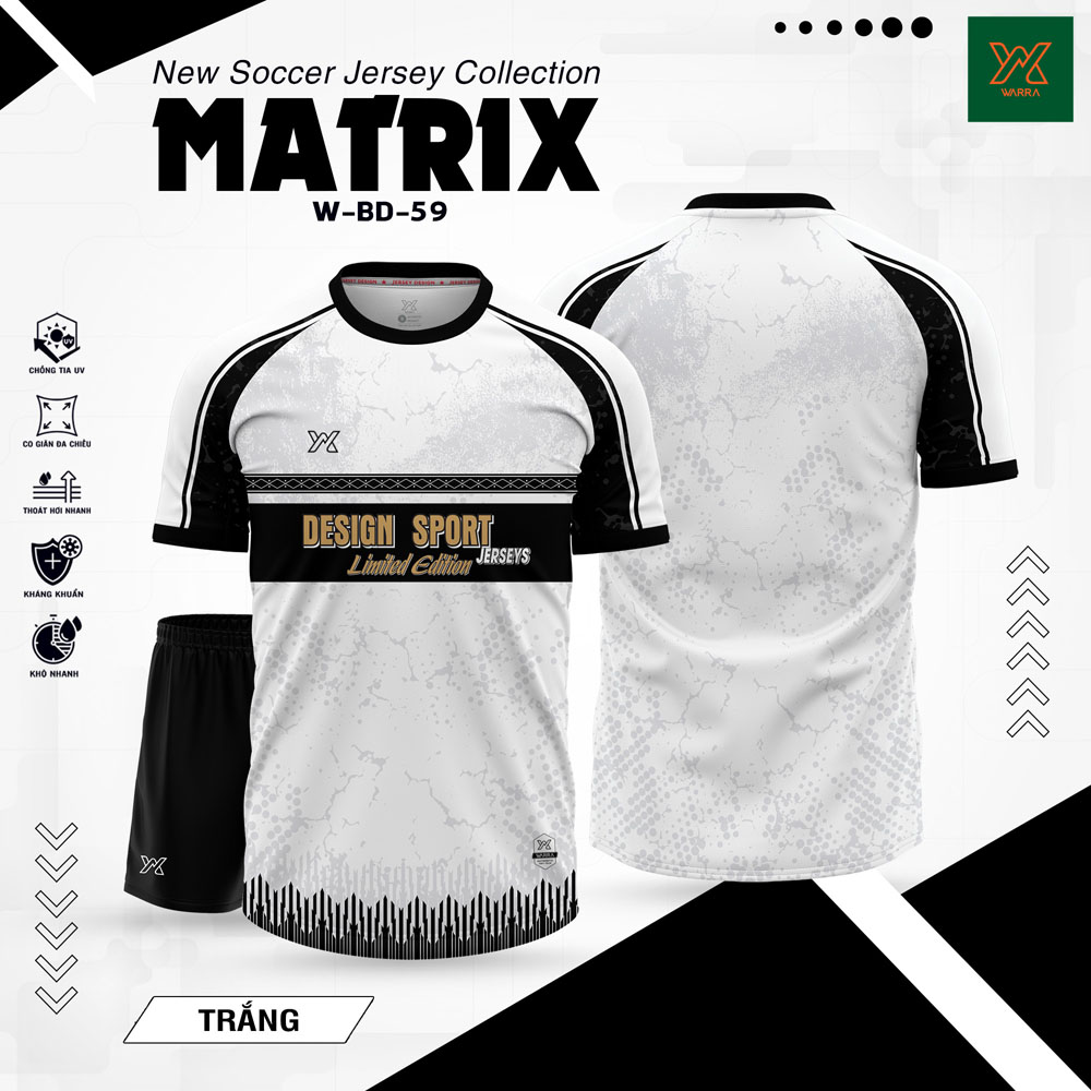 Áo Bóng Đá MATRIX W-BD-59 Hồng Pastel Năng Động - Ảnh 5