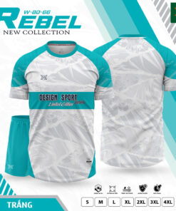REBEL Trắng Xanh Ngọc – BST Thể Thao Năng Động W-BD-66