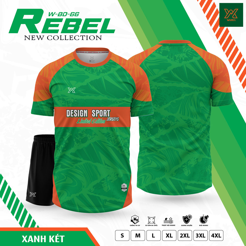 REBEL Trắng Xanh Ngọc – BST Thể Thao Năng Động W-BD-66 - Ảnh 6