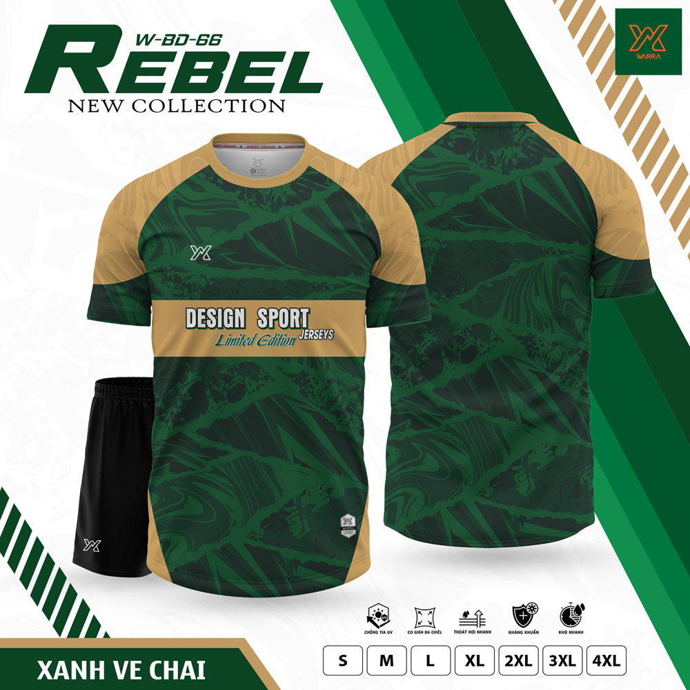 REBEL Trắng Xanh Ngọc – BST Thể Thao Năng Động W-BD-66 - Ảnh 7