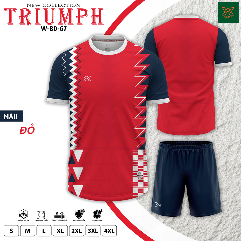 Áo bóng đá WB BD-67 màu Kem - Thanh lịch, thoáng mát và đậm cá tính thể thao - Ảnh 2