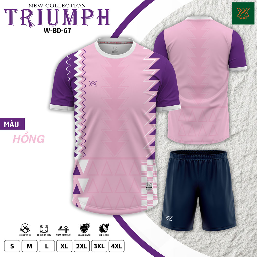 Áo bóng đá WB BD-67 màu Kem - Thanh lịch, thoáng mát và đậm cá tính thể thao - Ảnh 3