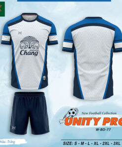 Áo Bóng Đá UNITY PRO W-BD-77 Màu Trắng - Sang Trọng & Năng Động