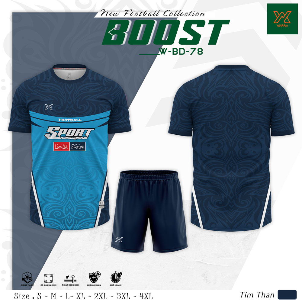 Áo Bóng Đá BOOST W-BD-78 Vàng Dạ Quang - Ảnh 5