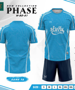 Áo Thể Thao WARRA Phase W-BD-81 Màu Xanh Ya Năng Động