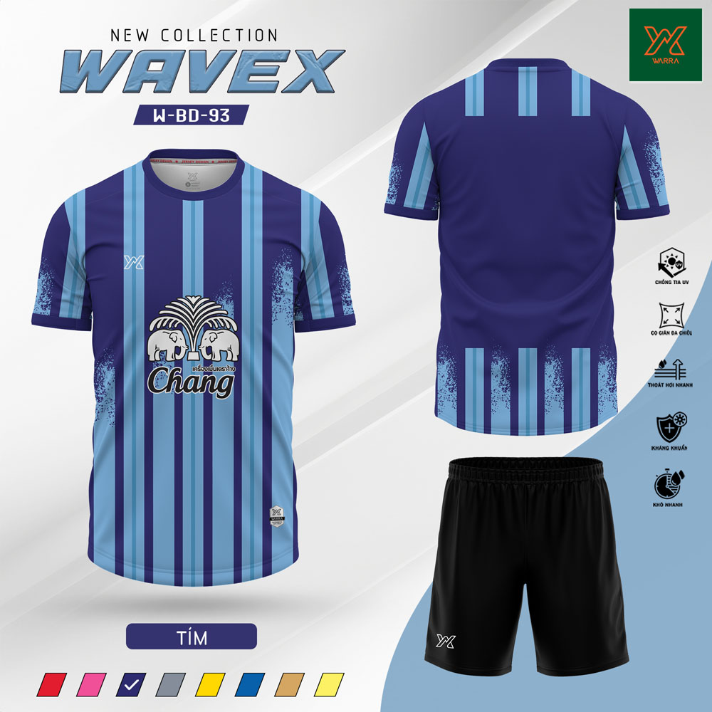 Áo Bóng Đá Wavex W-BD-93 Màu Đỏ Năng Động - Ảnh 3