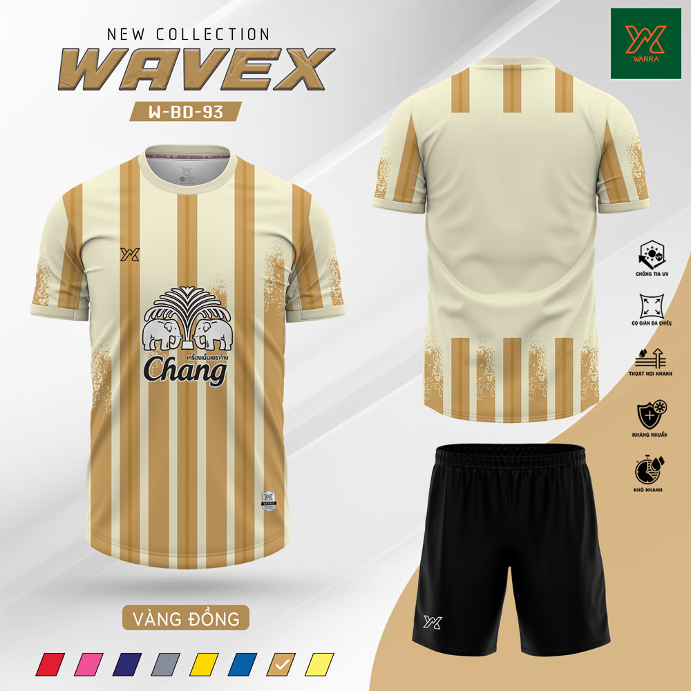 Áo Bóng Đá Wavex W-BD-93 Màu Đỏ Năng Động - Ảnh 5